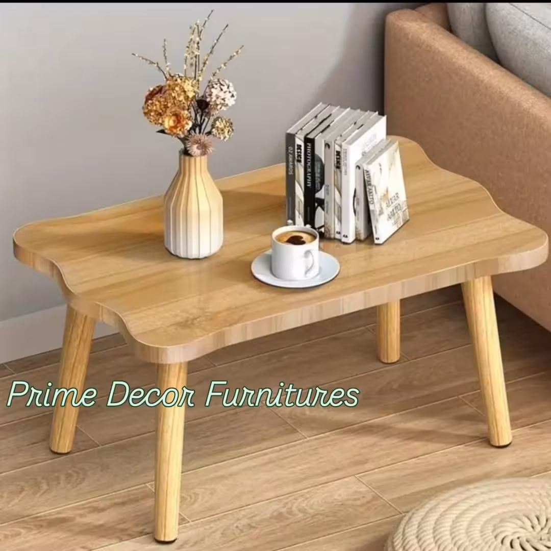 Artisanal Solid Mango Wood Round Side Table
