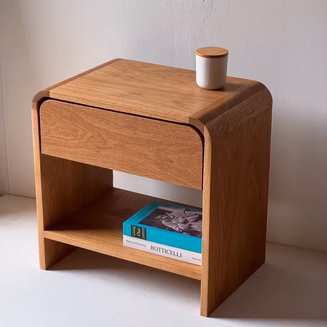 The Horizon Curved Artisan Nightstand