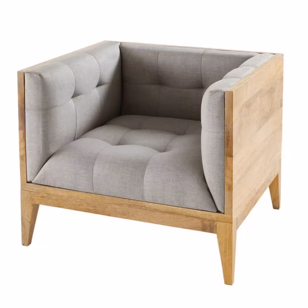 Linear Alpine Exposed-Frame Armchair