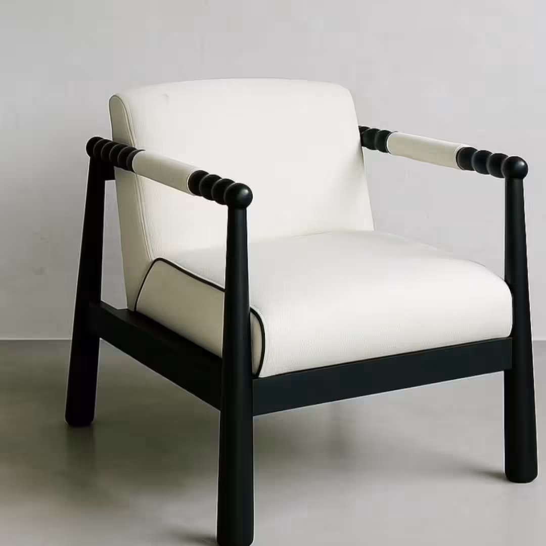 Bespoke Bobbin Monochrome Armchair