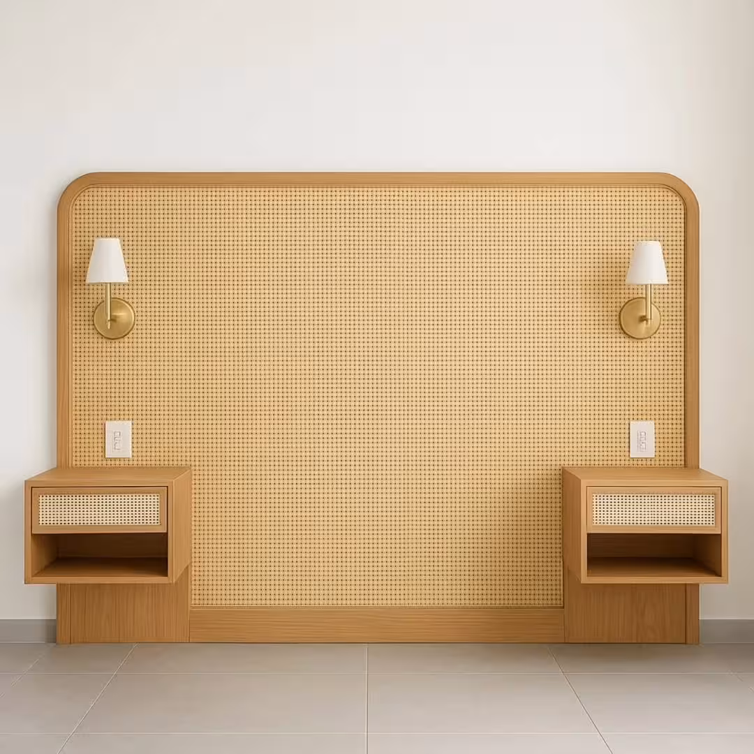 Bohemian Horizon Integrated Sconce Headboard Suite