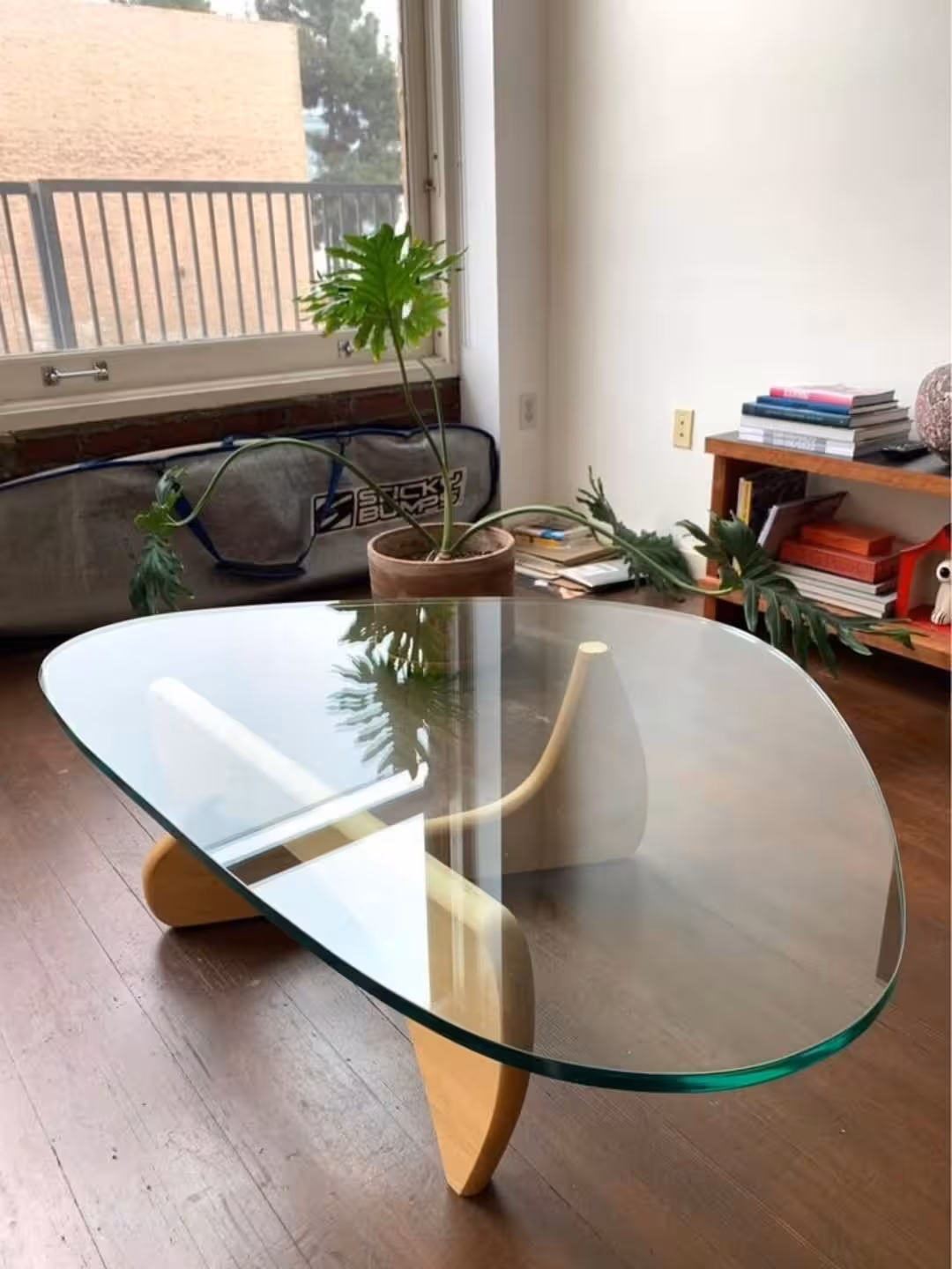 Noguchi Glass Coffee Table