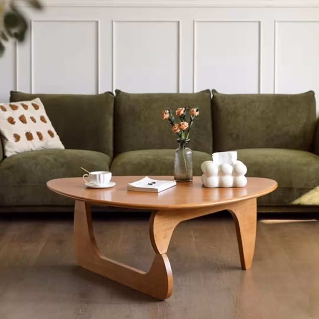 Zenith Biomorphic Timber Coffee Table