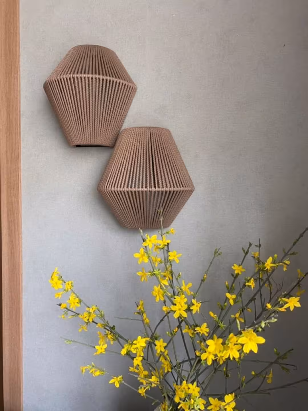 Bohan Hexagonal Woven Sconce