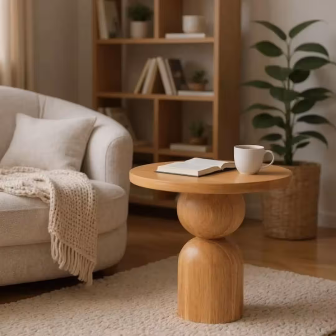 Solstice Totem Sculptural Side Table