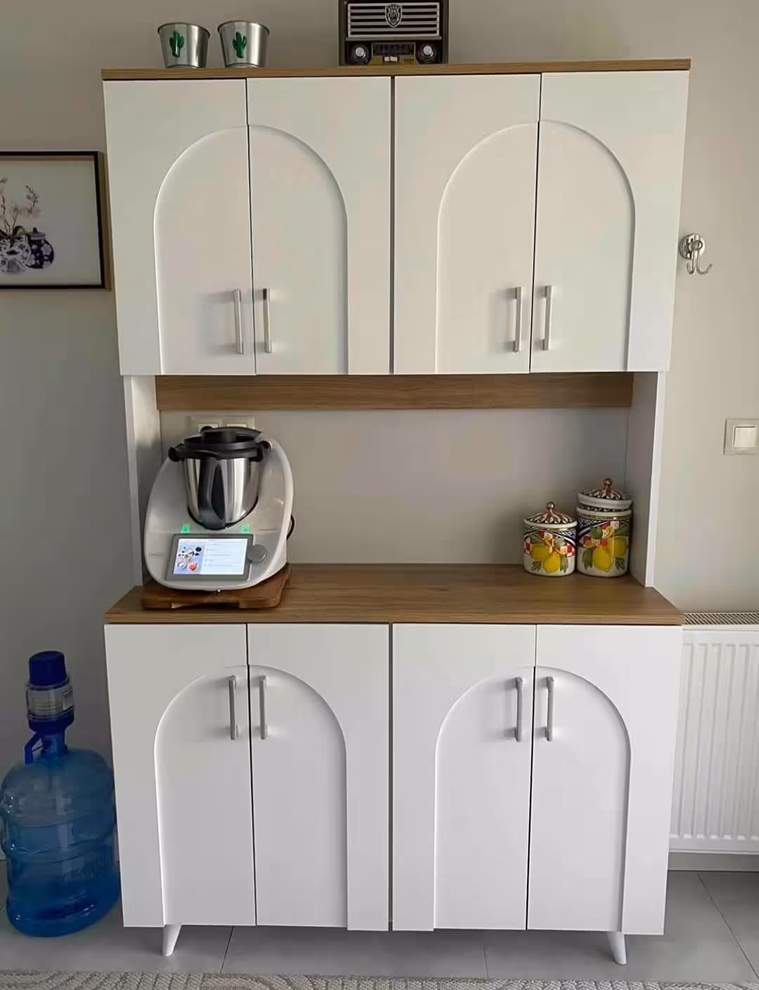 Crestview Arched Kitchen Hutch