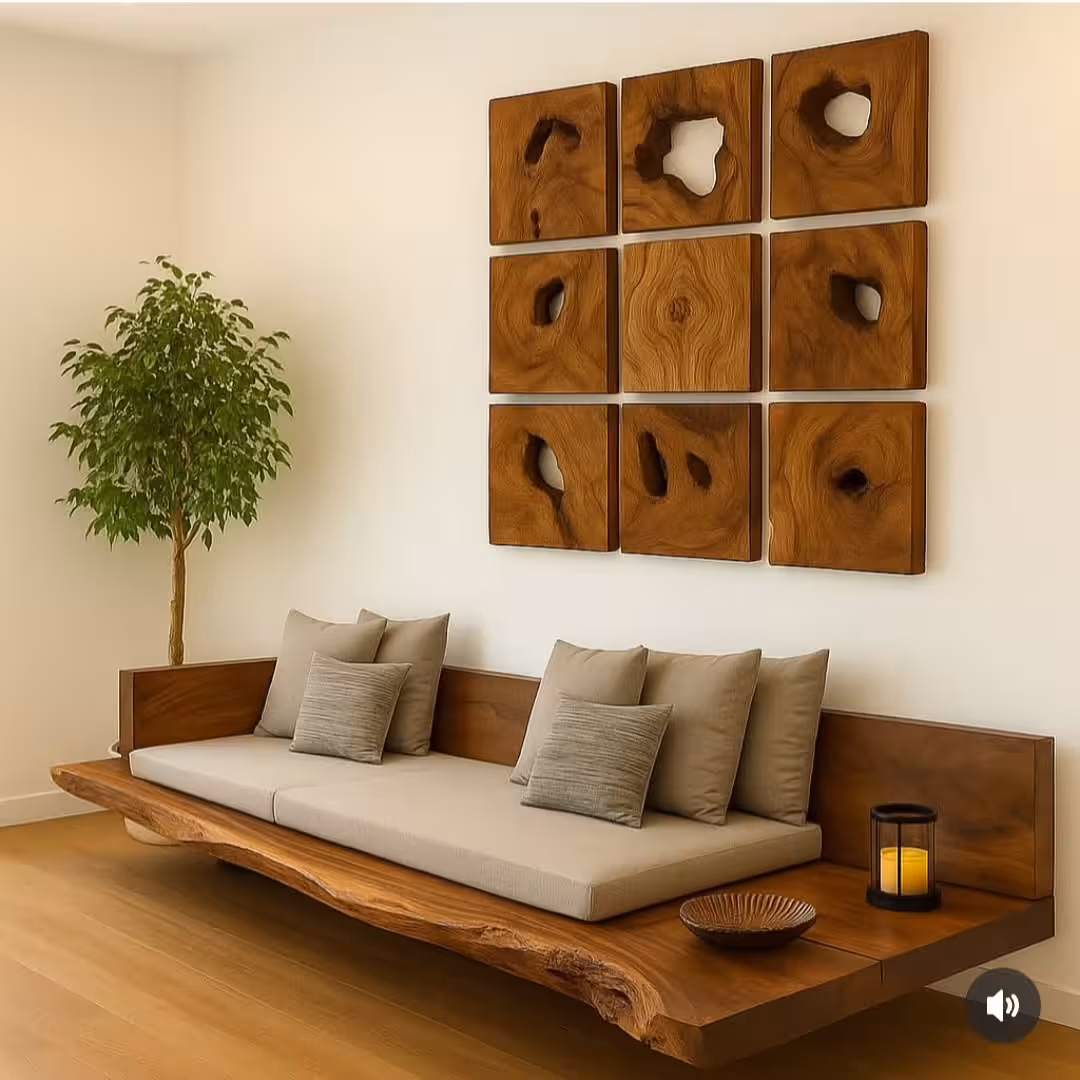 Arbor Live-Edge Slab Sofa & Gallery Suite