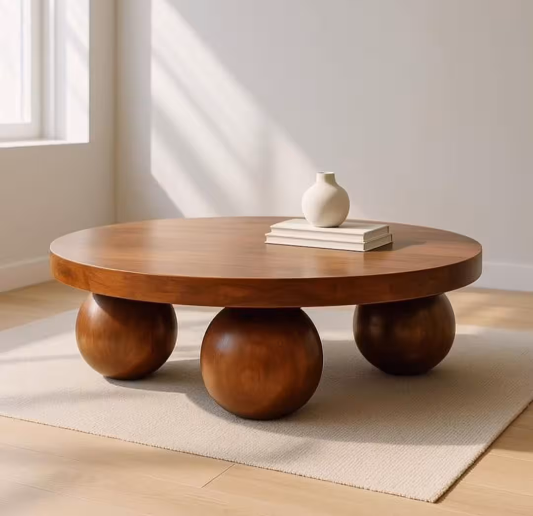Afluent Spherical Mango Coffee Table