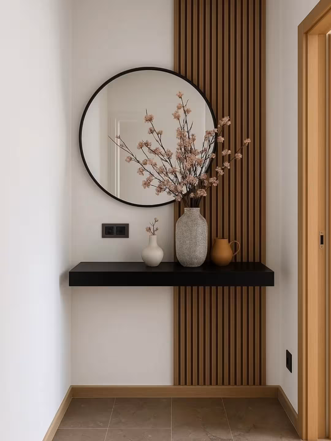 Apex Linear Floating Console & Mirror Suite