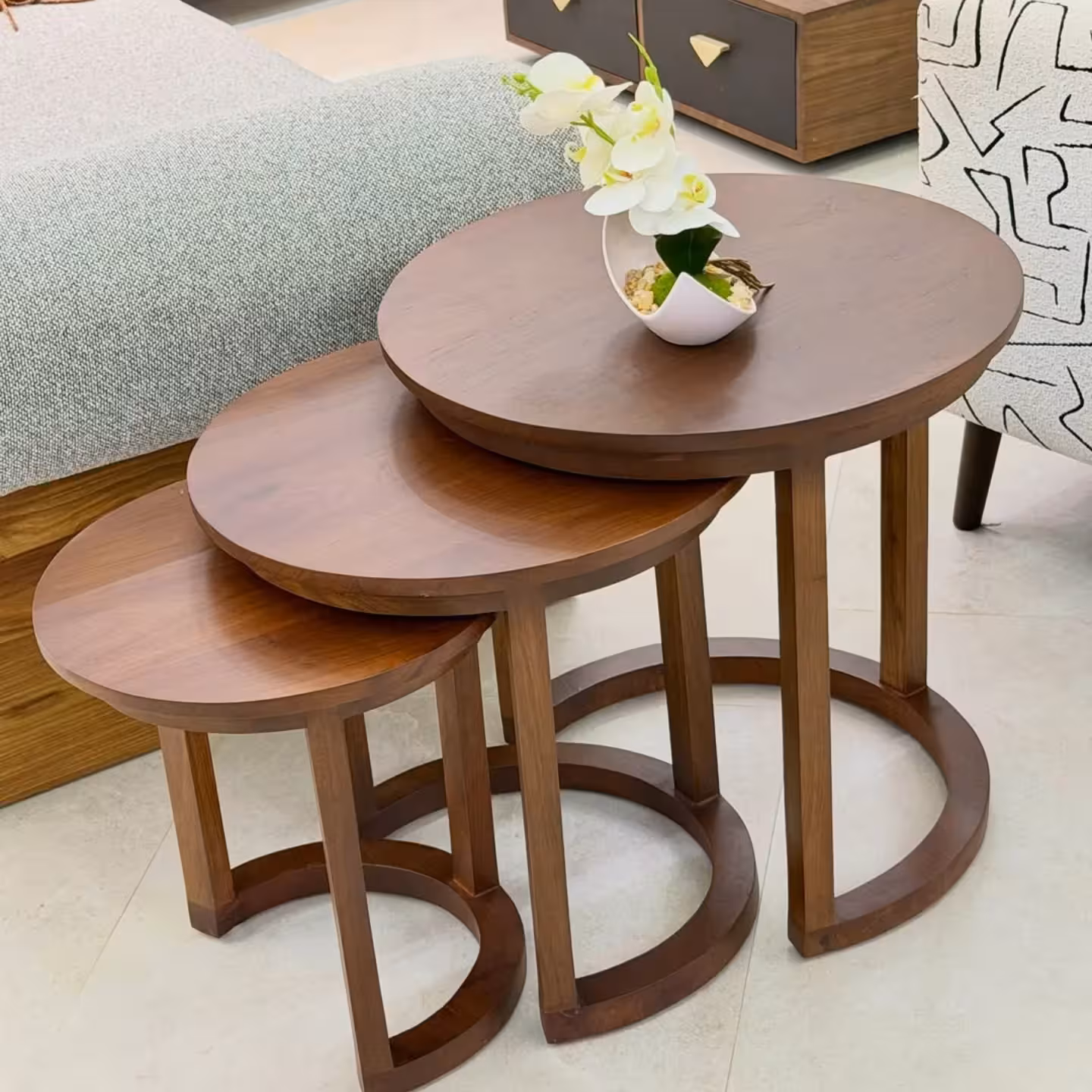 Solstice Artisanal Circular Nesting Trio