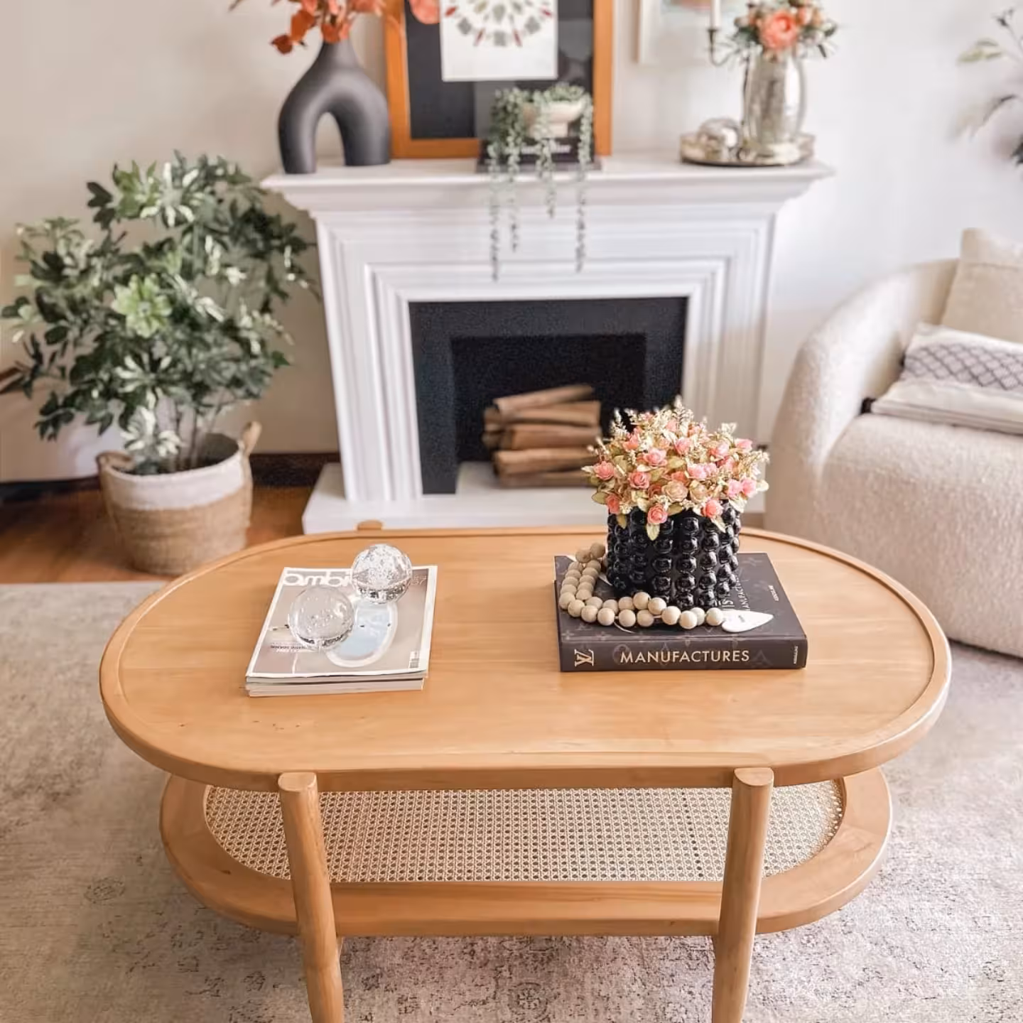 Bohan Capsule Rattan Coffee Table