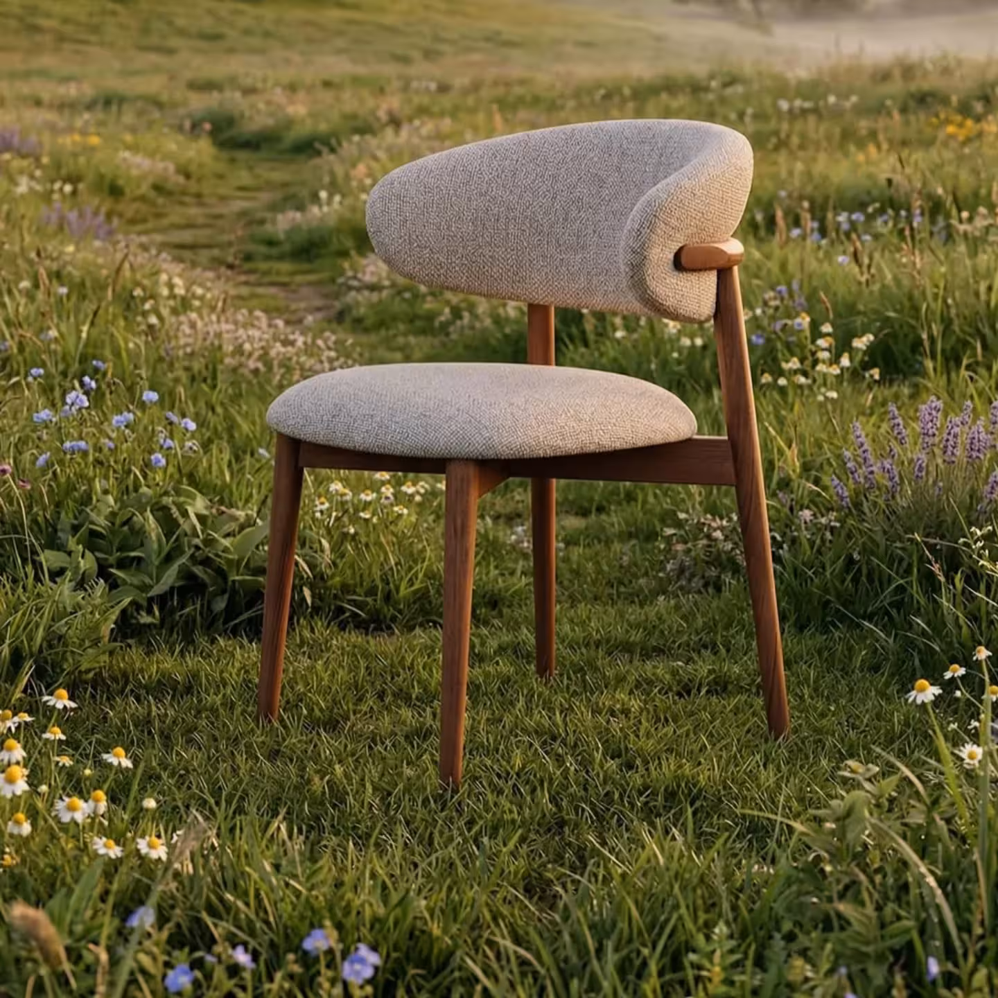 Horizon Sculptural Wrapback Dining Chair
